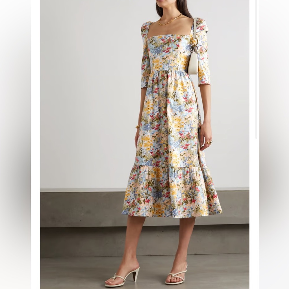 Reformation Cyprus Dress in Countryside